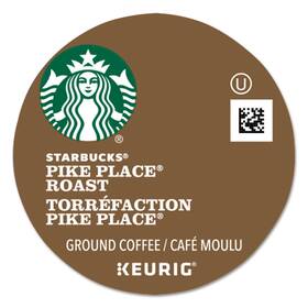 Sbk011111156ct Starbucks Pike Place Coffee K-cups Pack 24/box 4 Box/carton 011111156ct