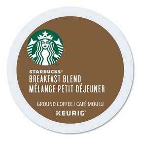 Sbk011111157ct Starbucks Breakfast Blend Coffee K-cups 96/carton 011111157ct