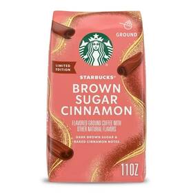 Wal-5081658926 Starbucks Brown Sugar Cinnamon Flavored Ground Coffee 100% Arabica 11 Oz