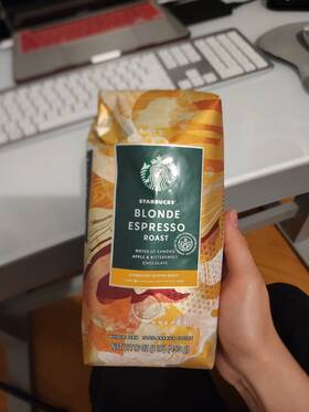 Yrp520452k0948 Starbucks Blonde Espresso Roast Ground Coffee 16 Oz Candied Apple And Chocolate