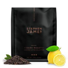 Stephen James Curated Coffee 850029384250 Premium Bagged Dark Roast Ground 12 Oz. Bag