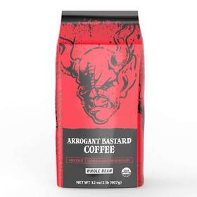 Stone Brewing Coffee 856405007959 Arrogant Blend Dark Roast Whole Bean Coffee2lb Bag