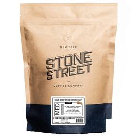Stone Street 810061742050 Cold Brew Decaf Coffee Swiss Water Process Low Acid 100% Arabica Gourmet