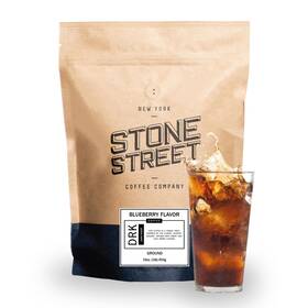 Stone Street 850016207708 Cold Brew Flavored Coffee Natural Blueberry Flavor Low Acid 100% Colombian Go
