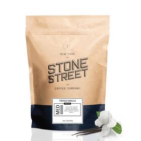 Synchkg105838 Stone Street Coffee Company Flavored Ground French Vanilla Freshly Roasted 100% Colom