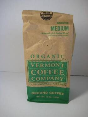 Stonewall Kitchen 858563000377 Organic Vermont Coffee Company Medium Ground 12 Oz. Exp. 5/25