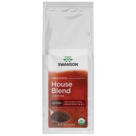 Swf070 Swanson Organic House Blend Ground Coffee - Medium Roast 16 Oz Package