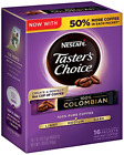 Synchkg093967 Nescafe Tasters Choice Instant Coffee Colombian Bold Well 773821733258