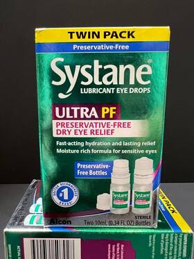 Systane 300651507928 Ultra Pf Eye Drops Twin Pack 2x10ml Multi-dose 07/25