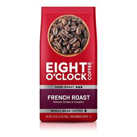 Tata Global Beverage Co 445001542556 Eight Oftclock Coffee French Roast Whole Bean Dark 32 Ounce Pack