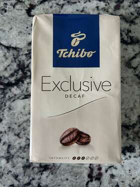 Tchibo 099934024095 Exclusive Decaf Ground Coffee 1 Pack 8.8oz/250g