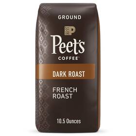 & Tea 0785357025523 Dark Roast Ground Coffee - French 10.5 Ounce Bag