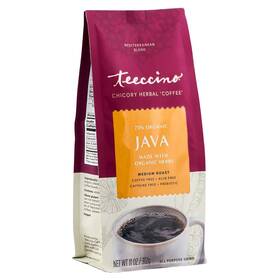 Teeccino 129500756672 Java Chicory Coffee Alternative - Ground Herbal That S Prebiotic Caff