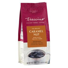 Teeccino 795239820207 Caramel Nut Chicory Coffee Alternative - Ground Herbal That S Prebioti
