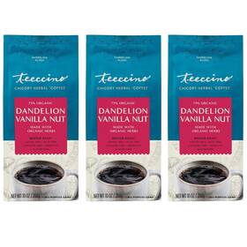 Teeccino 795239830138 Vanilla Nut Coffee Alternative Caffeine-free Prebiotics Gluten Free Medium Roast