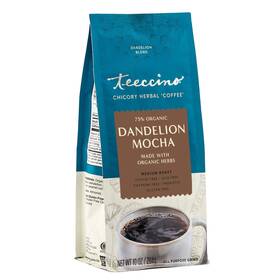 Teeccino 795239830800 Dandelion Mocha Herbal Coffee - Caffeine-free Alternative With Prebiot