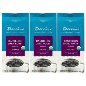 Teeccino 795239831135 Dandelion Dark Roast Herbal Coffee - Caffeine-free Alternative With Pr
