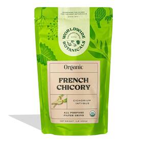 Teeccino Caff Inc. 313021626648 Worldwide Botanicals Organic French Chicory Root 1 Pound - Brew Like Coffee Bl