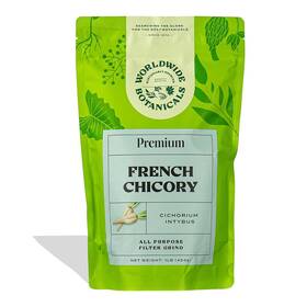 Teeccino Caff Inc. 445019769730 Worldwide Botanicals French Chicory Root 1 Pound - Brew Like Coffee Blend Roas