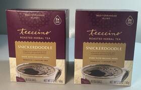 Tee43110 Teeccino Lot Of 2 - Snickerdoodle Roasted Herbal Tea Caffeine Free