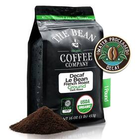 3326010206 The Bean Coffee Company Organic Water Processed Decaf Le Dark French Ro