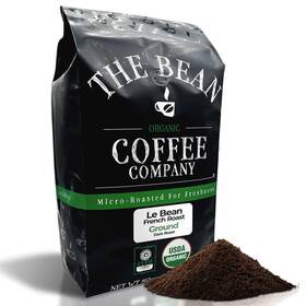 The Bean Coffee Company 811718011932 Organic Le Dark French Roast Ground 5p