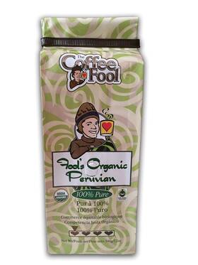 The Coffee Fool 848101003762 Fools Organic Fair Trade Peruvian Strong Drip Grind