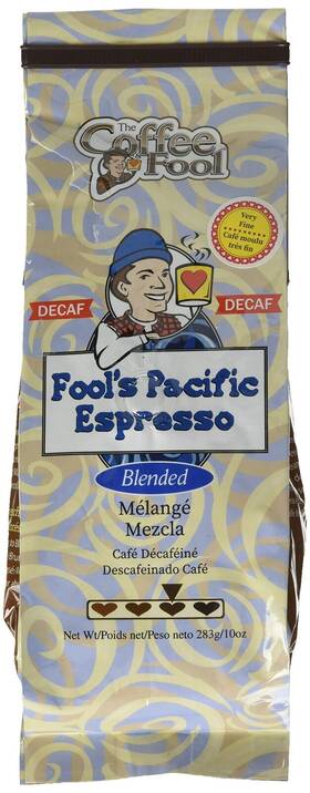 The Coffee Fool 848101009573 Fools Decaf Pacific Espresso Very Fine Grind