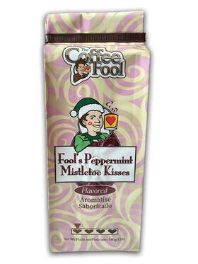 The Coffee Fool 848101015437 Fools Peppermint Mistletoe Kisses Drip Grind