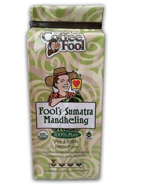 The Coffee Fool 848101016434 Fools Organic Fair Trade Sumatra Mandheling Drip Grind