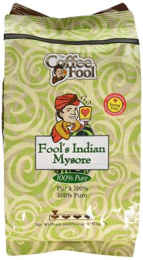 The Coffee Fool 848101020035 Indian Mysore Strong Drip Grind 2 Pound
