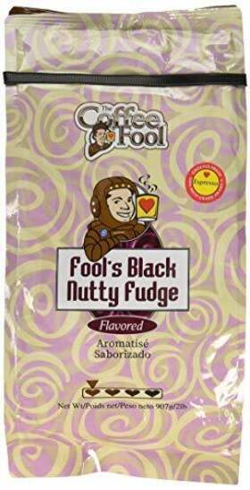 The Coffee Fool 848101025443 Black Nutty Fudge Espresso 2 Pound