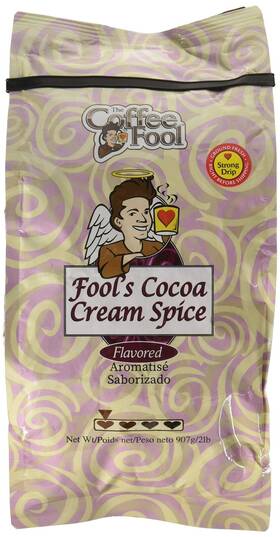 The Coffee Fool 848101025856 Cocoa Cream Spice Strong Drip Grind 2 Pound
