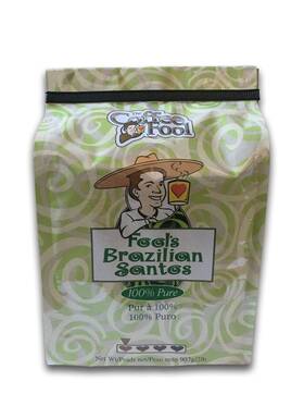The Coffee Fool 848101027249 Brazilian Santos Very Fine Grind 2 Pound