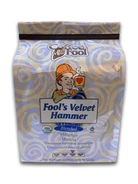 The Coffee Fool 848101027522 Organic Fair Trade Velvet Hammer Espresso 2 Pound