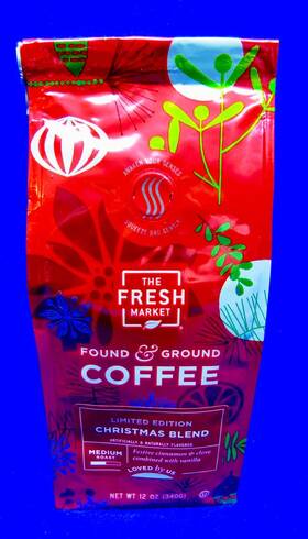 The Fresh Market 737094238629 Christmas Blend Ground Coffee