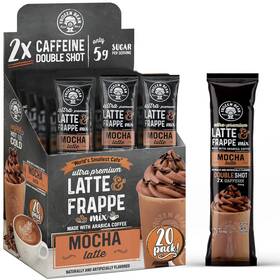 The Frozen Bean 445006944942 Mocha Frappe And Latte Instant Mix 20 Sticks Made With Arabica