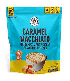 The Frozen Bean 445040014014 Caramel Macchiato Deluxe Frappe Latte Mix Coffee House Quality