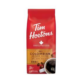 Tim Hortons 063209105761 Colombian Medium-dark Roast Ground Coffee Perfectly Balanced Alwa