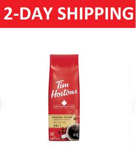 980013290 Tim Hortons Original Blend Ground Coffee Medium Roast 32 Oz
