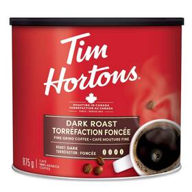 B01mqeb4n9 Tim Hortons 100% Arabica Dark Roast Ground Coffee 875g / 30.86 Oz
