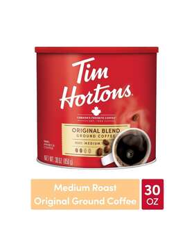 Tim Hortons Usa Inc. 063209200565 Original Blend Ground Coffee 100% Arabica Medium Roast 30 Oz