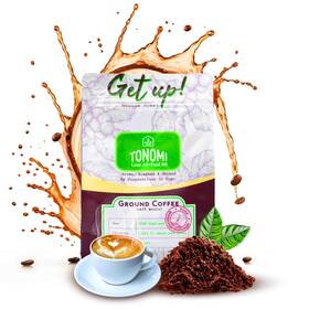 Tonomi 860008106735 Get Up Medium Roast Ground Coffee - All Natural Blend With Hint Of Vanilla Ch