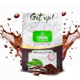 Tonomi 860008106766 Get Up Medium Roast Ground Coffee - All Natural Blend With Hint Of Vanilla Ch