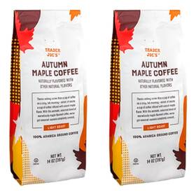Trader Joes Coffee 707466912853 Autumn Maple Ground - Pack Of 2 Bags 14 Oz Per Bag Sea