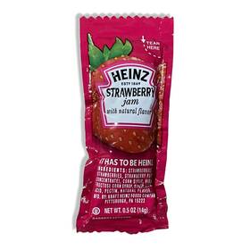 Tribeca Curations 810087462819 Strawberry Jam Single Serve Packets .5 Ounce Pouch Pack Of 50