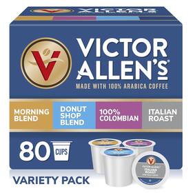 Fg015871 Trilliant Food & Nutrition Llc Victor Allens Coffee Variety Pack Morning Blend 100% Colombian Donut Shop Bl