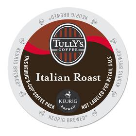 5000330029 Tullys Italian Roast Coffee K-cups 24/box 193019