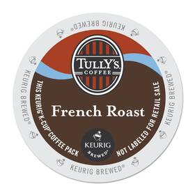 192619ct Tullys 700285 French Roast Coffee K-cups 96/carton