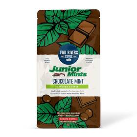 Two Rivers Coffee 810683028402 Junior Mint Ground 10 Ounce Bag 100% Arabica